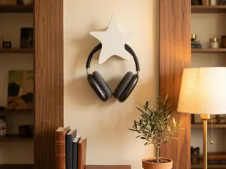 Headphone Hanger Wall Mount - Whimsical Star