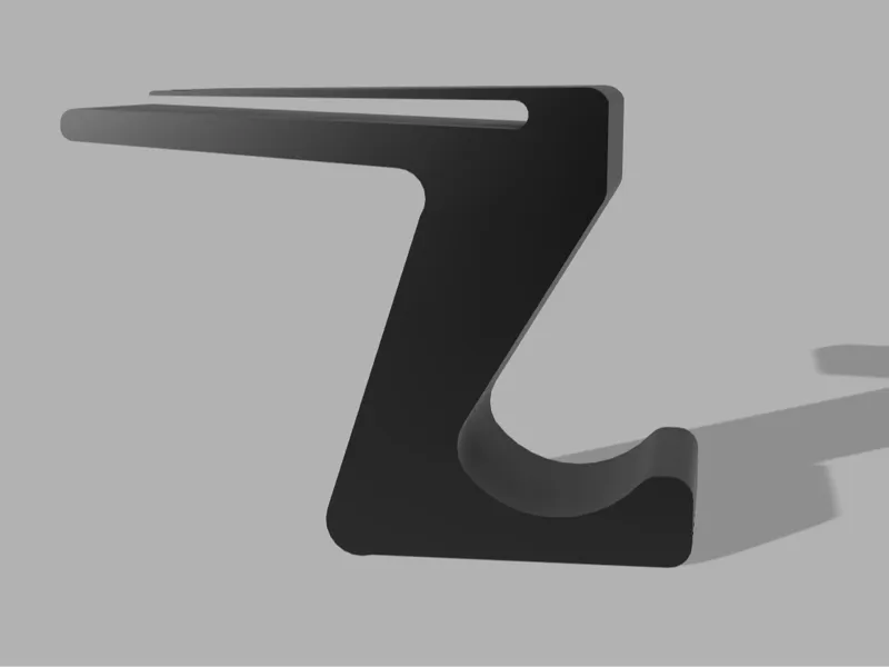 Headphone Hook for Glass Top Desk
