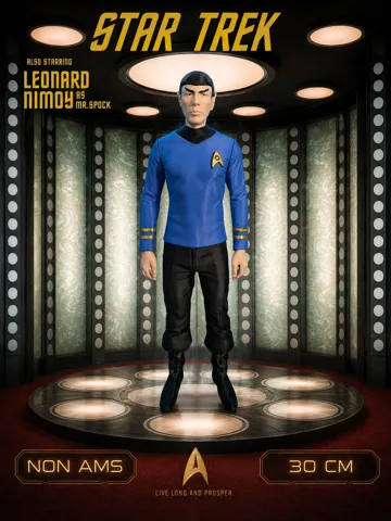 Accesorio para impresora 3D: Mr. Spock | 30cm Non-AMS Collector Figure — vista de referencia 3