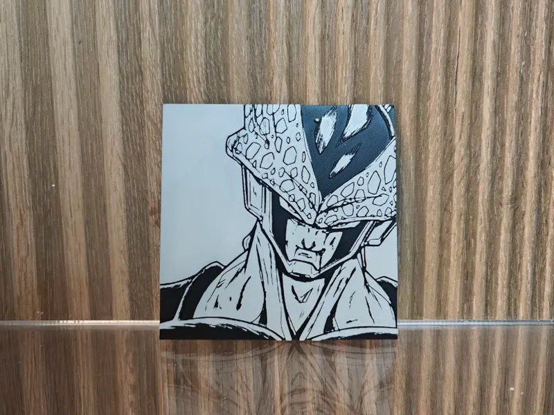 HueForge Model: Perfect Cell (Dragon Ball Z)