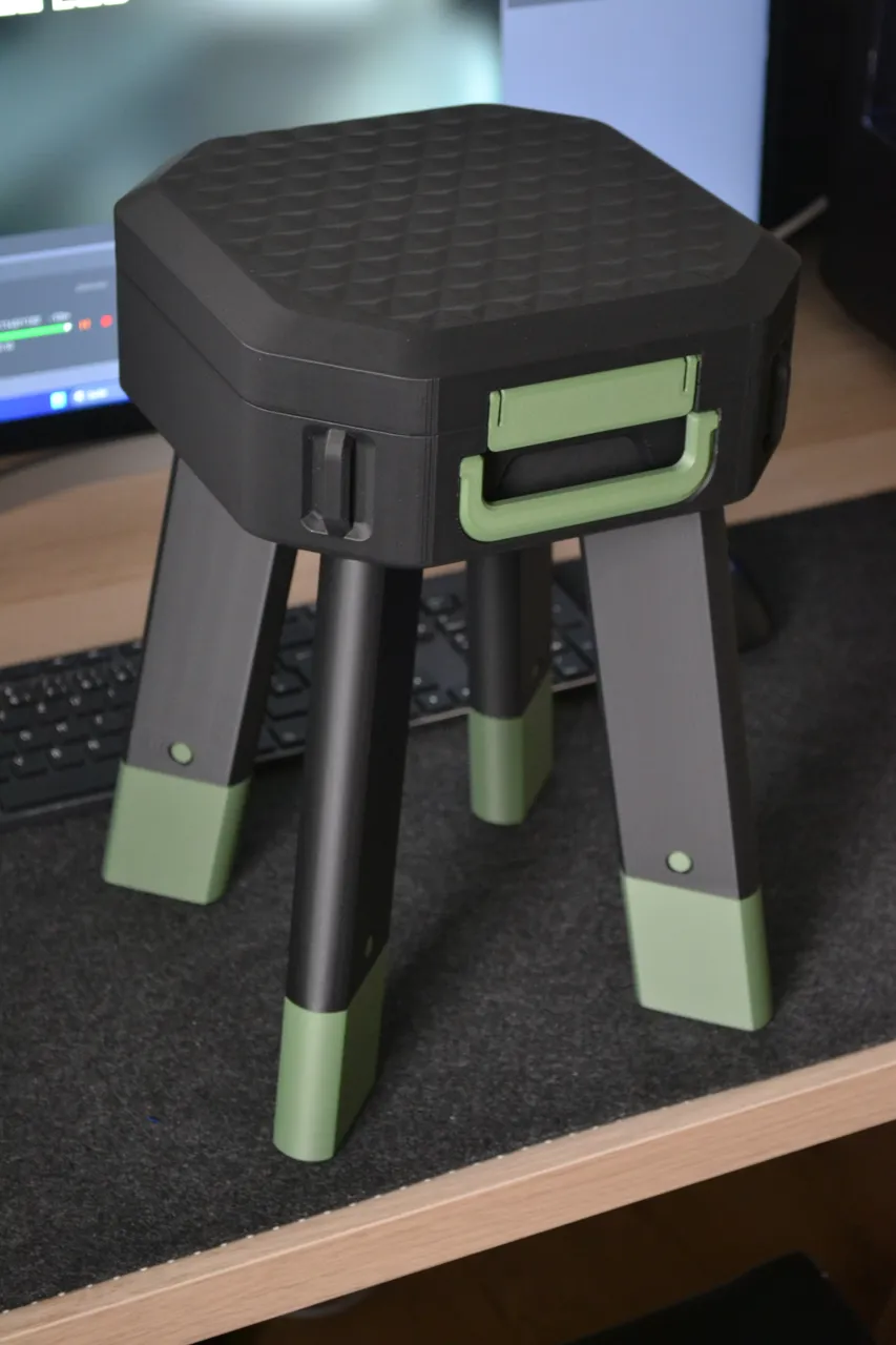 Portable chair with suitcase function view 3