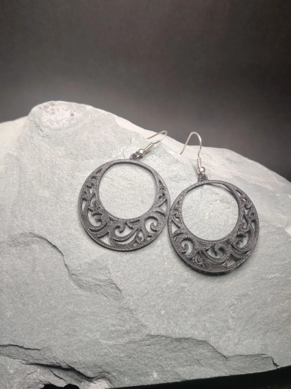 Moonlace Crescent - earrings view 4