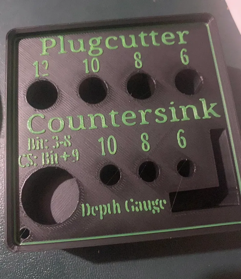Gridfinity - Plugcutters-Countersink Bin