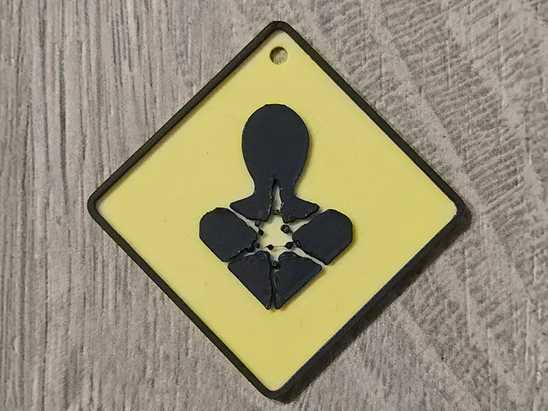 Warning pictogram GHS08 - Serious health hazard