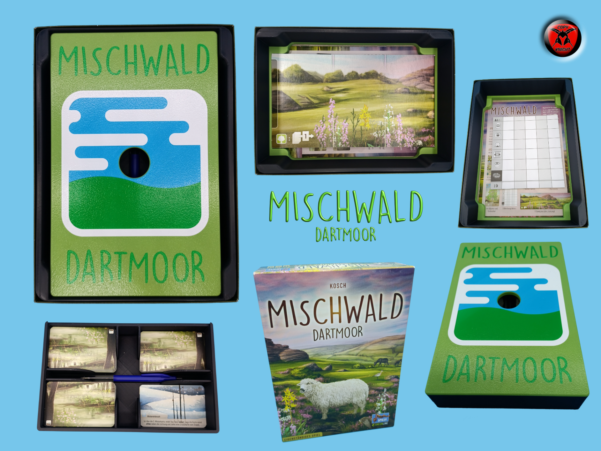 Forest Shuffle Dartmoor Card Organizer Mischwald