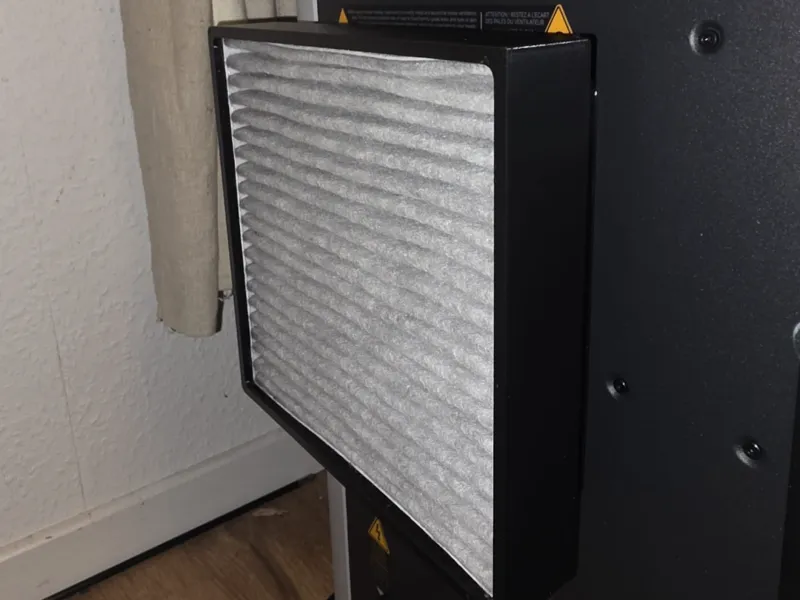 Abgasluftfilter Aktivkohle H2S