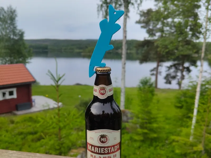 Northern Pike bottle opener