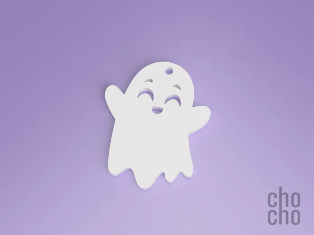 Ghost XI (One Color) Keychain or Earring