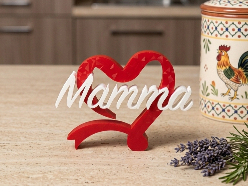 Cuore Decorativo “Mamma”