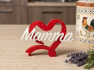 Cuore Decorativo “Mamma”