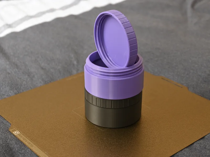 80mm Container with threaded lid