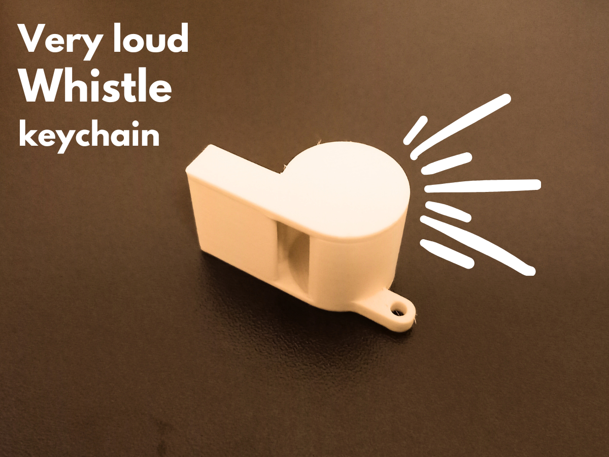 Loud Whistle Keychain