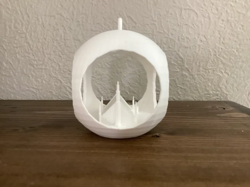 Boise Idaho Temple Ornament. 