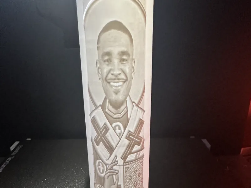 Philadelphia Eagles Jalen Hurts Prayer Candle