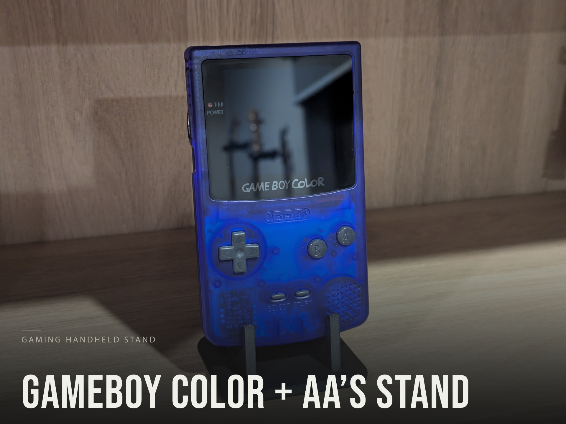 Gaming Handheld Stand – GameBoy Color + AAs
