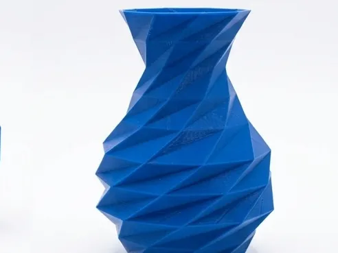 Geometric Spiral Vase
