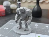 Golem de pierre fantastique — photo 1