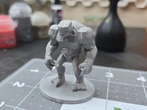Golem de pierre fantastique