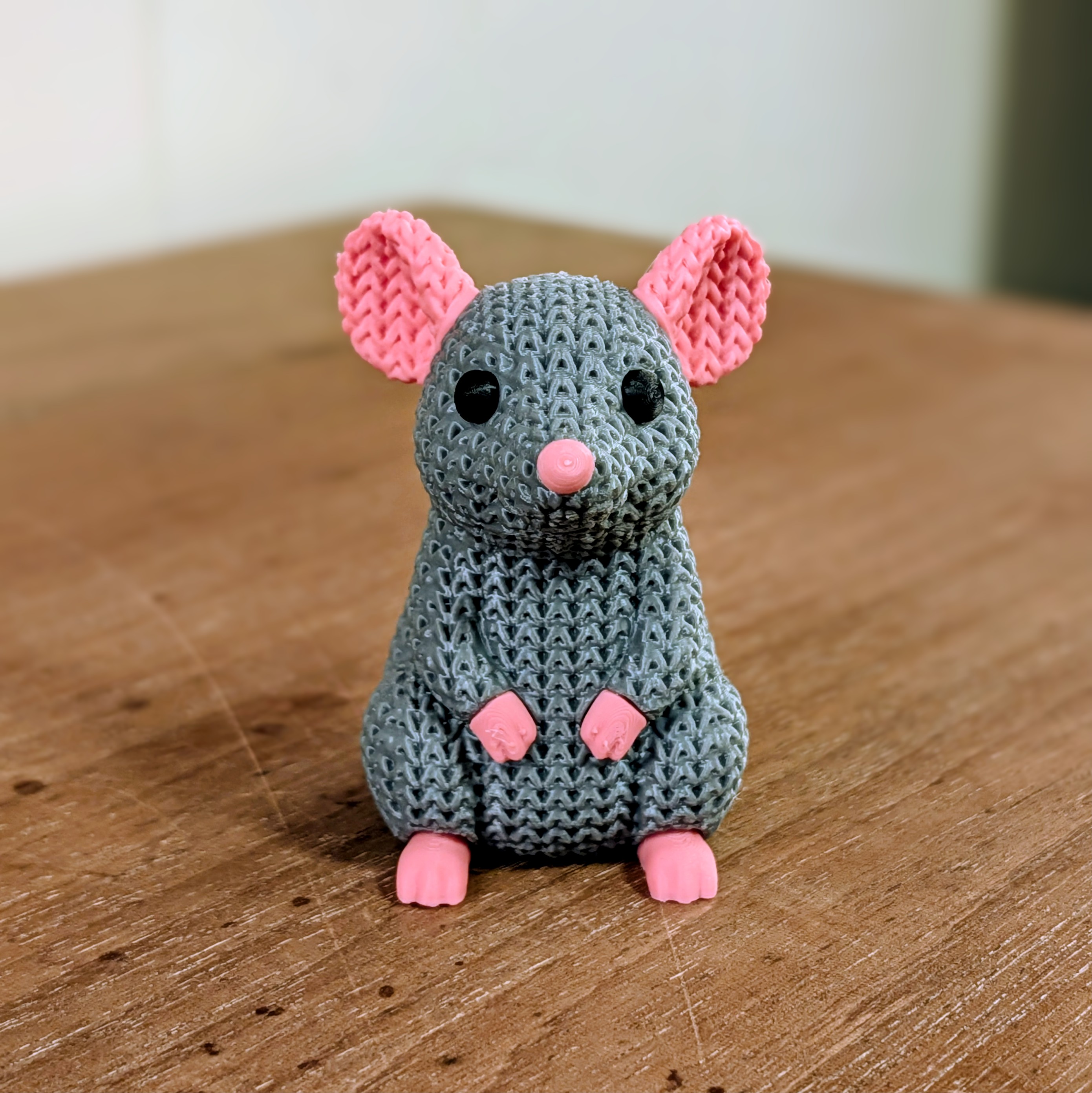 Miniatura 3 do modelo 3D Knitted Rat