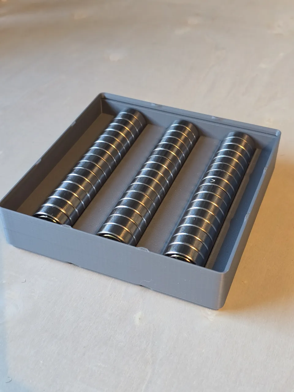 Gridfinity 3x3x4 608 Bearring Tray Stackable view 2
