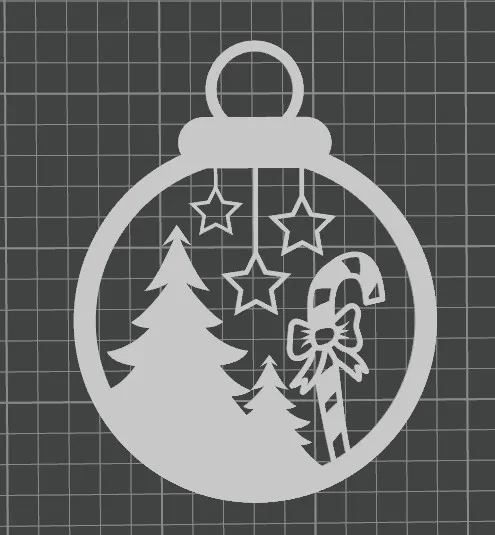 Christmas tree ornament ball
