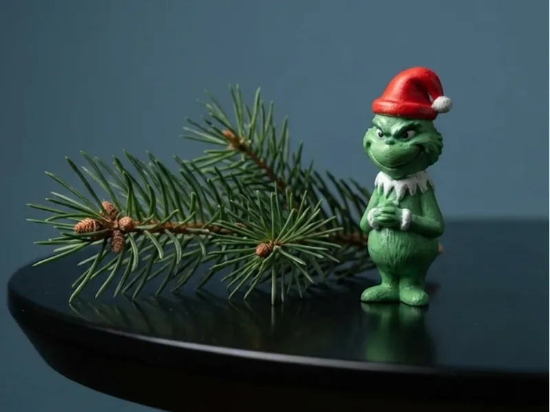 Multi-Color mini Grinch Figure