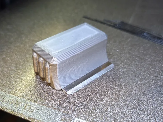 Almost-Totally Flat Bed Scraper