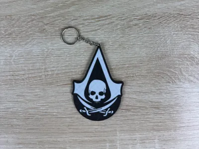 Assassins Creed Black Flag Keychain