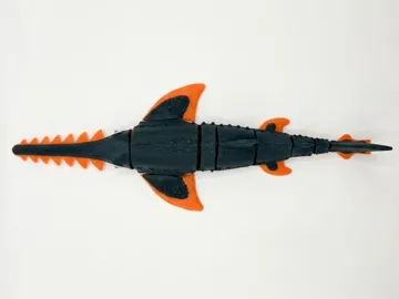 Soporte: Flexi Sawfish Shark - Print in Place (No Supports) — vista de referencia 3
