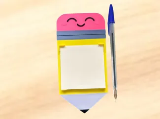 porta notas adhesivas para profe 