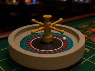 Casino roulette wheel