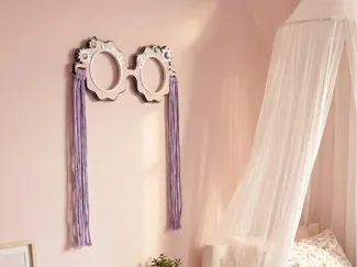 Kids Room Wall Decor – Macrame Hair Clip Holder