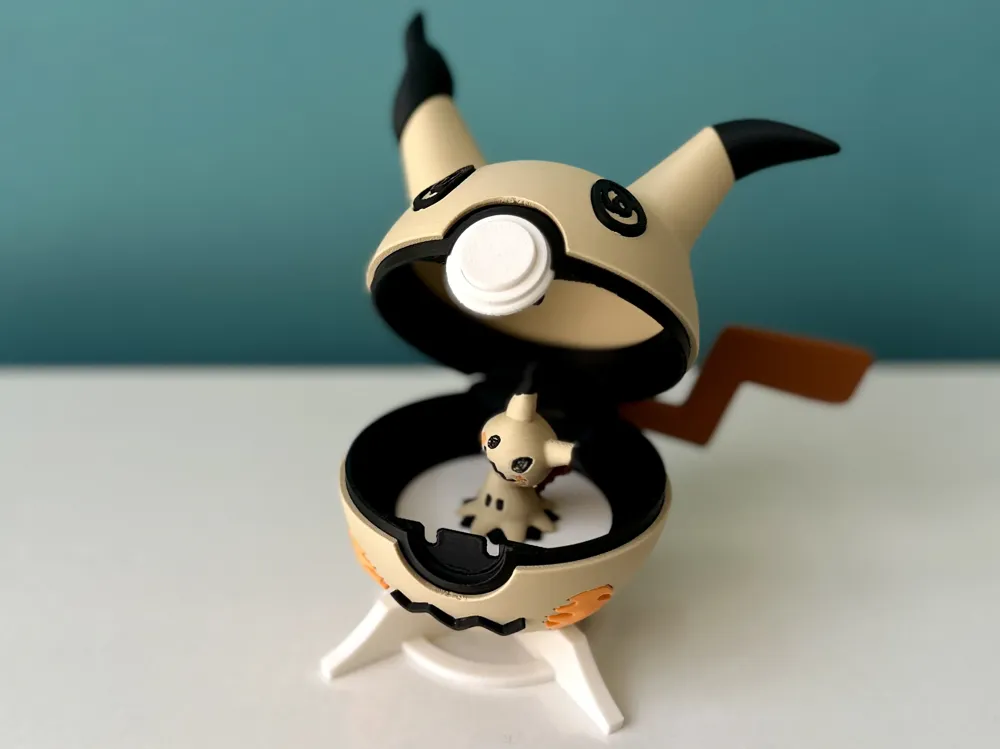 Mimikyu Ball - Pokemon - Pokeball Functional by Torikami