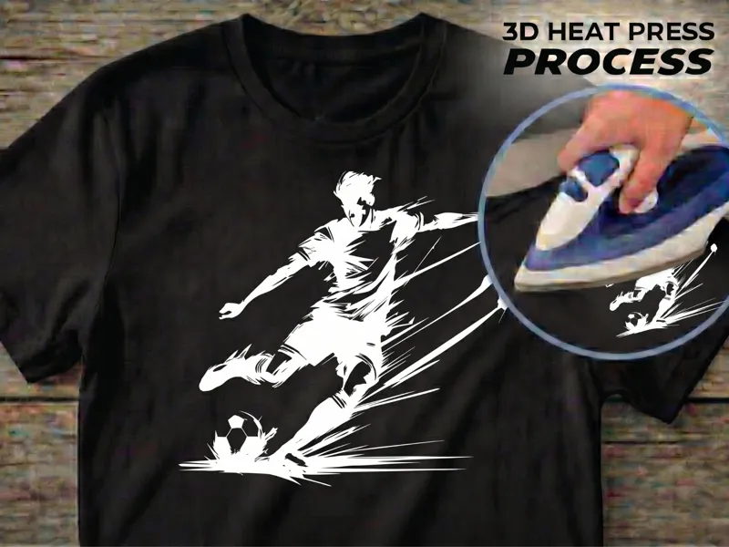 T-shirt Print - Football Player