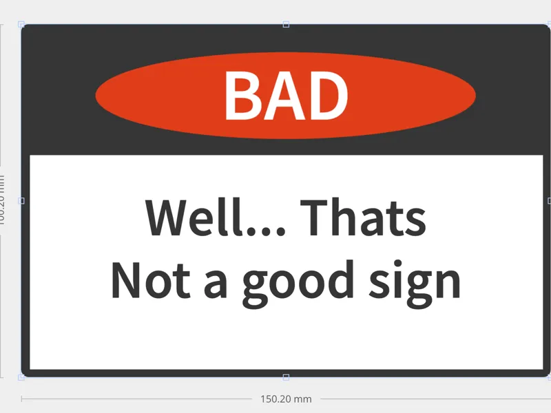 Humorous Sign (see thumbnail)