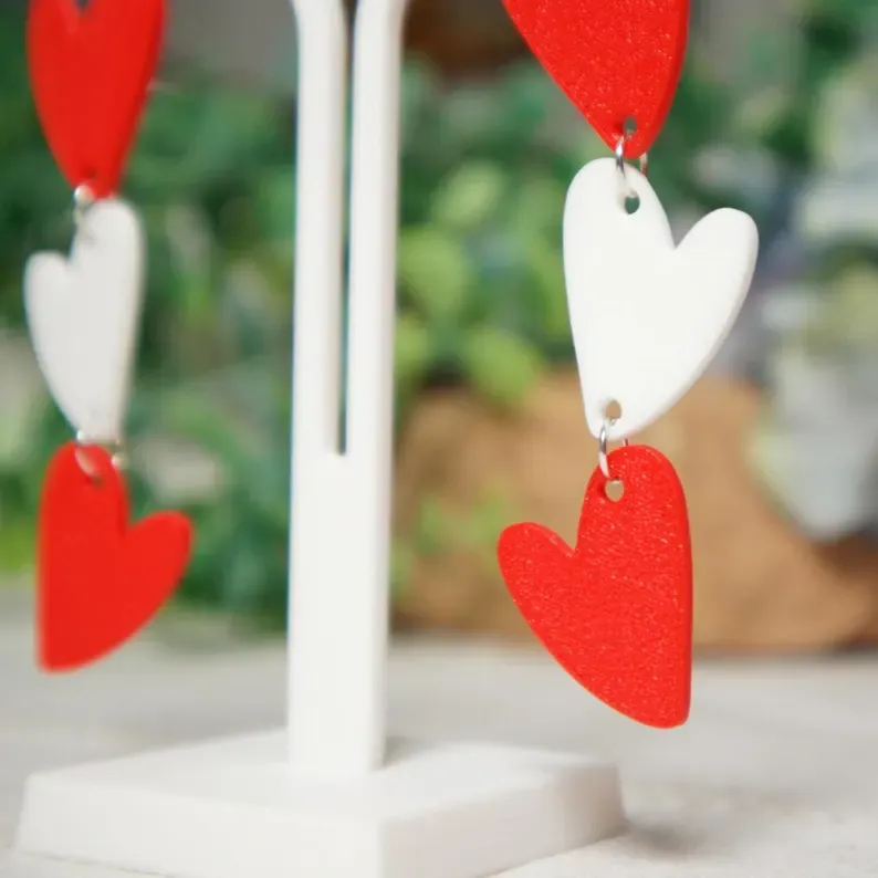 Pendientes de corazones para San Valentín view 4