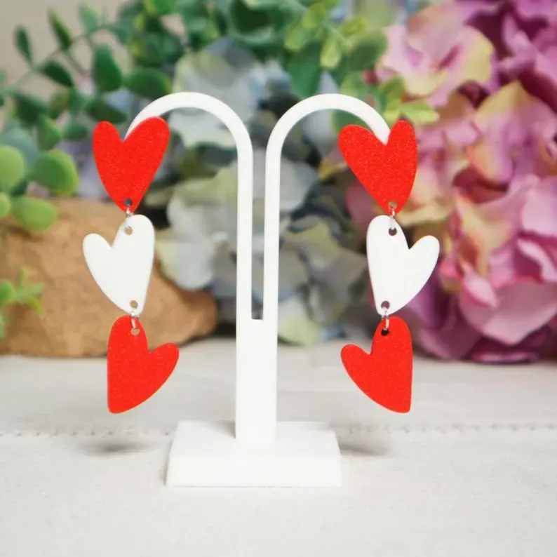 Pendientes de corazones para San Valentín view 2