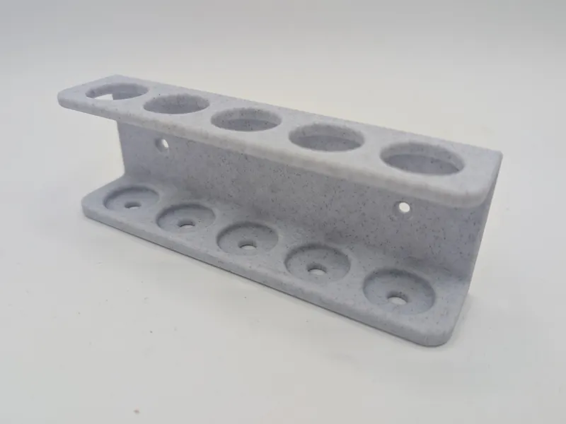 Wall-Mounted Toothbrush Holder - Holds 5