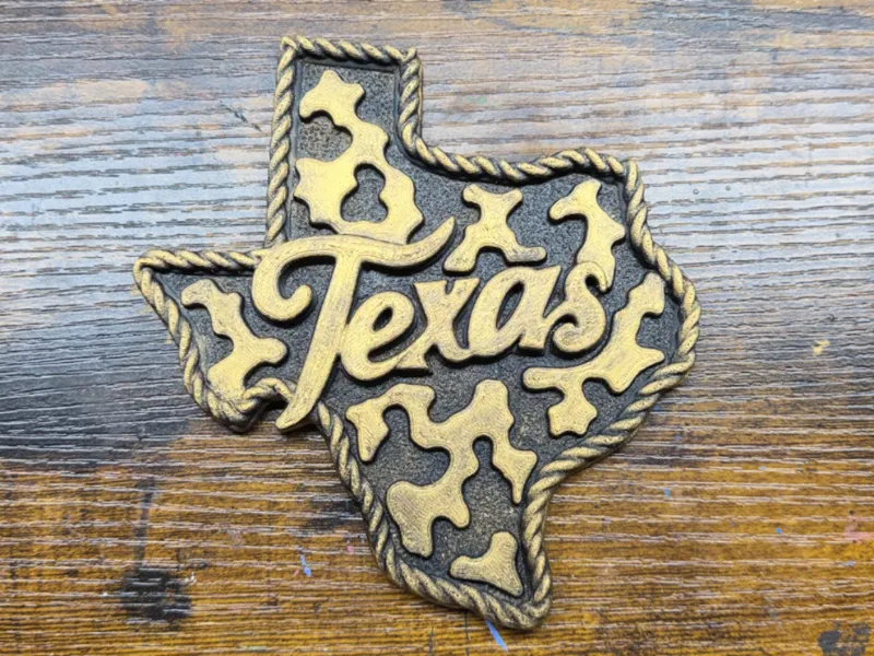 Texas Cow Print Wall Art
