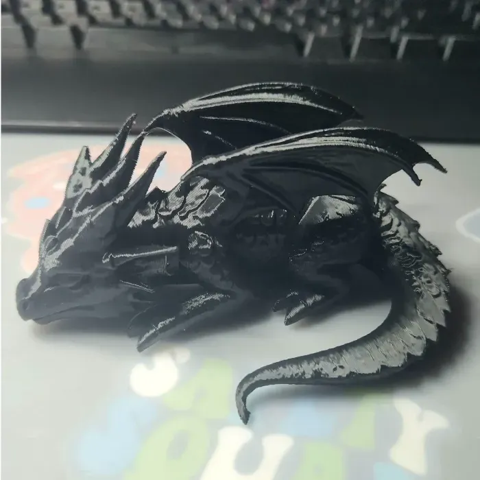 Sleeping Dragon - Free 3D Print Model - MakerWorld
