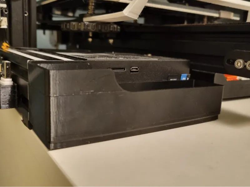 Ender 3 Pro Front Bin + SD card holders