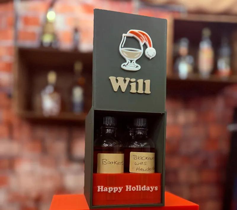 Whisky Sampling Gift Box with Custom Name & Design
