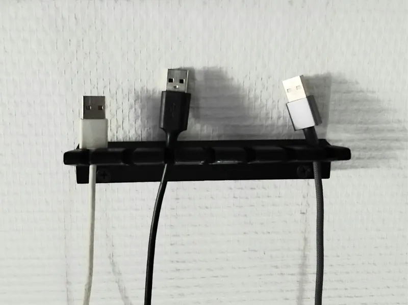 support de rangement pour cable de charge , usb 