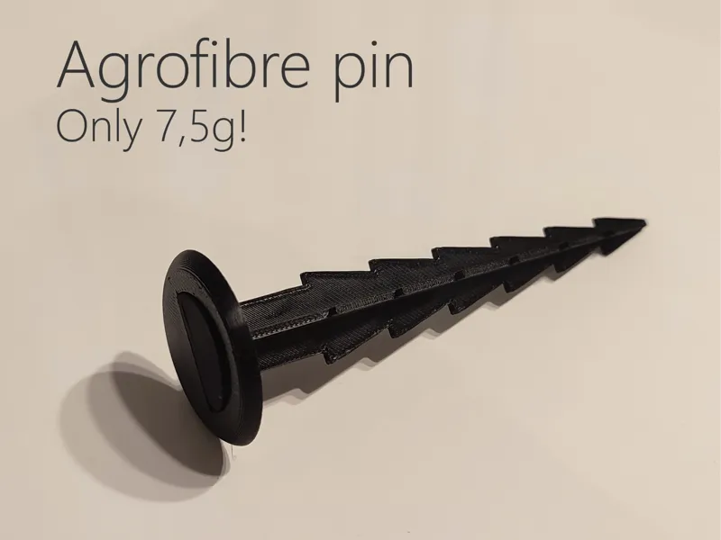 Agrofibre pin