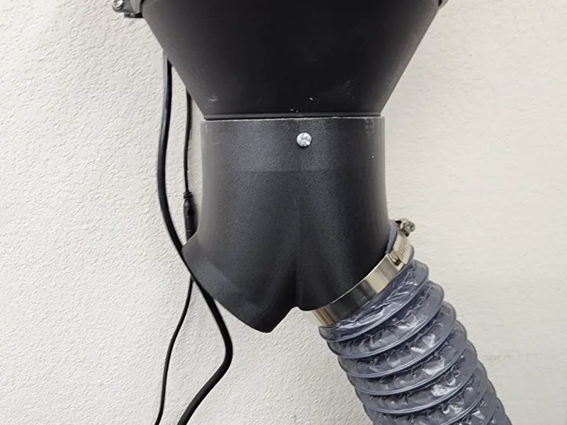 4" to dual 3" Duct (100mm to dual 76mm )