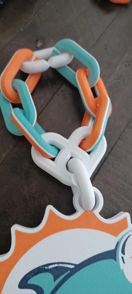 Big Chain 3 adaptor, charm/pennant link, and clasp - Free 3D Print ...