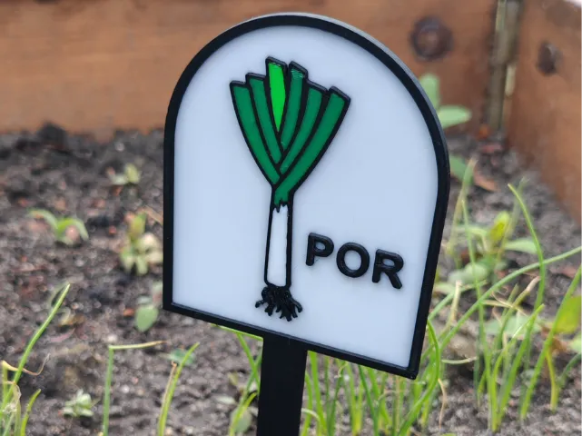 Plants label - POR (PL) [LEEK]
