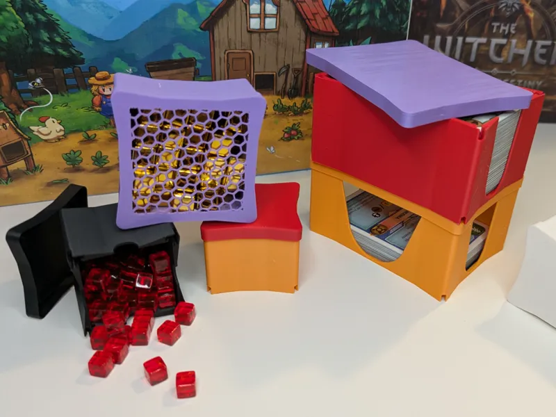 Cards Components and Token holder for Board Games