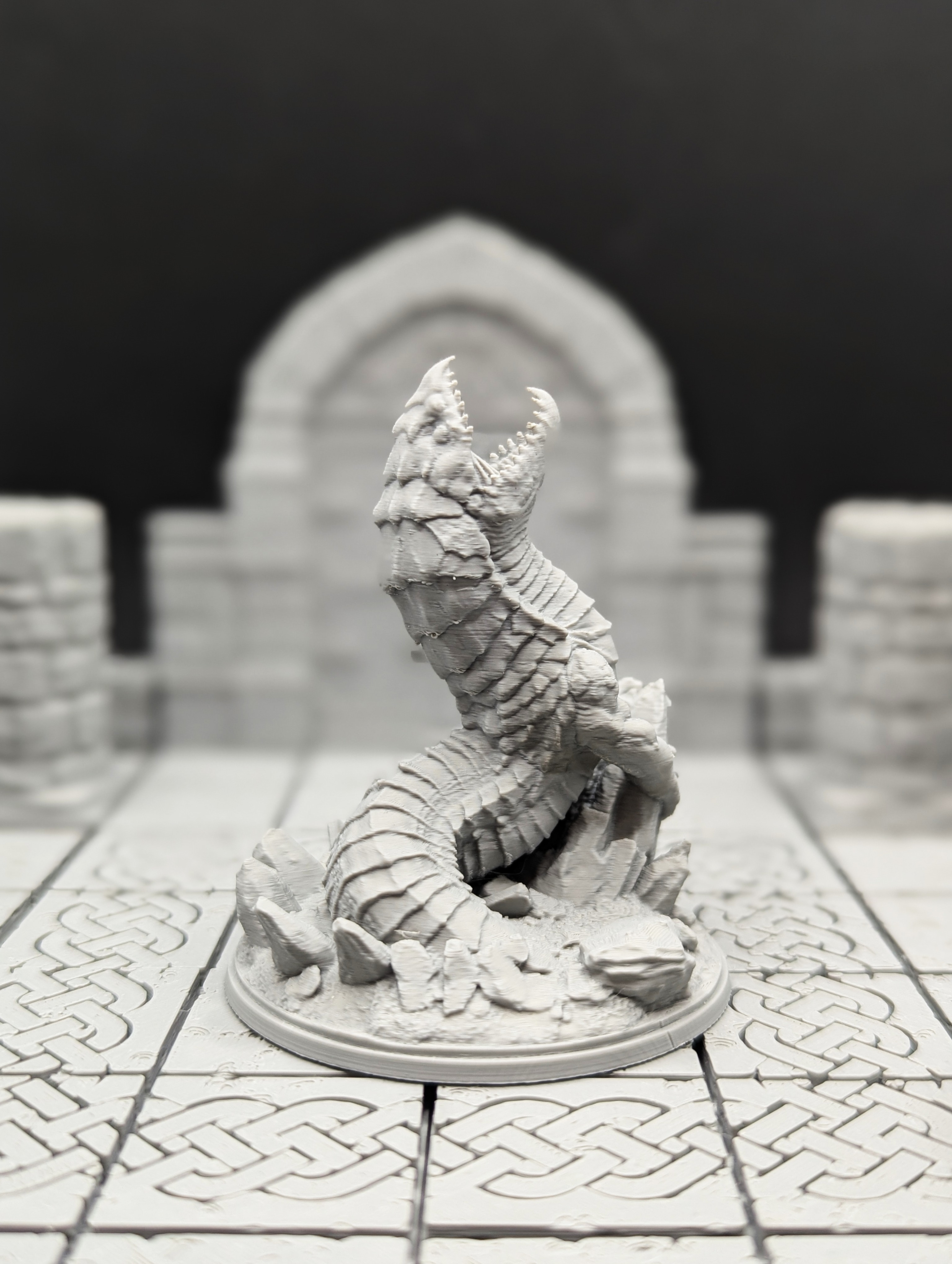 Stone Dragon Wyrmling (supportless) — 3