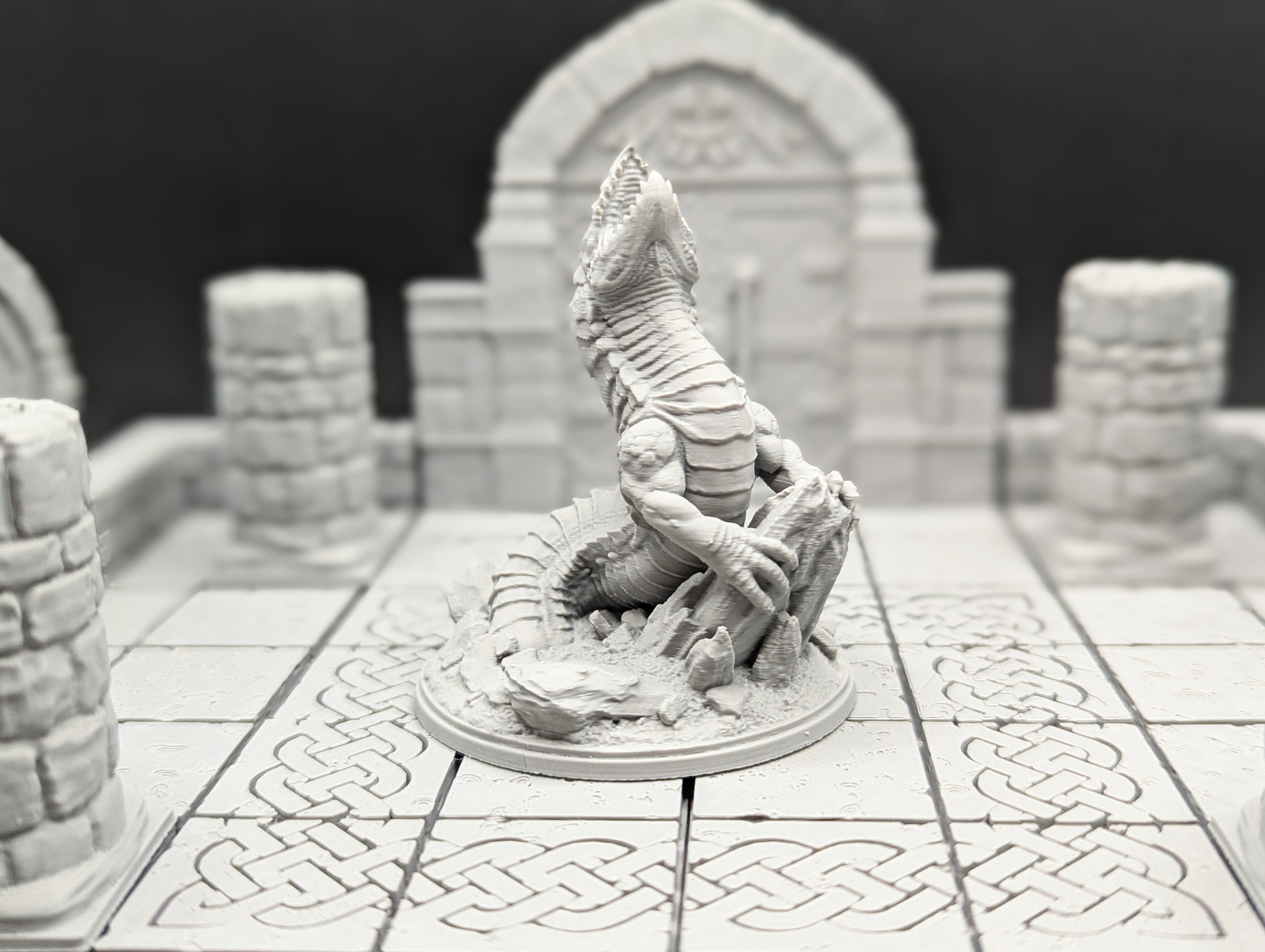 Stone Dragon Wyrmling (supportless) — 6